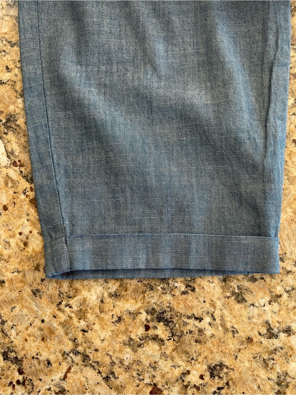 J Crew Chambray Drawstring Tapered Pants Resort Wear Coastal Casual 12 - Picture 9 of 11
